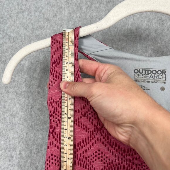 Outdoor Research Trance Athletic Dress Size 8 Pink Geometric Tank Stretch Casual - Picture 11 of 14